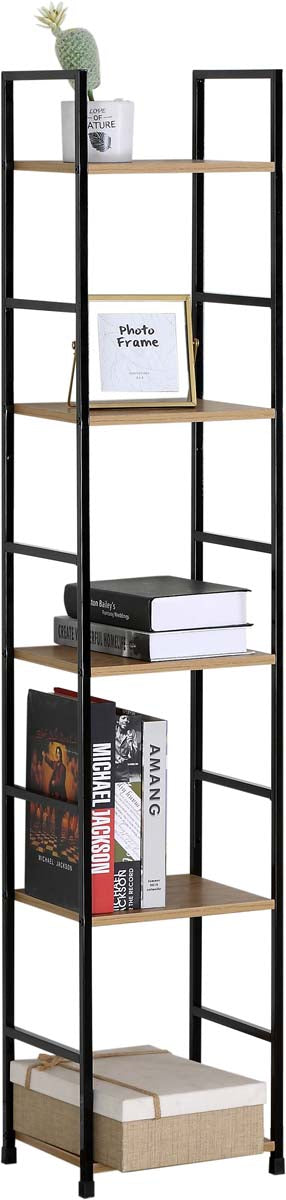 JK Home Décor - Ραφιέρα 5-Επιπέδων από Μέταλλο & Μελαμίνη 29x23x144cm Karouzel ilion