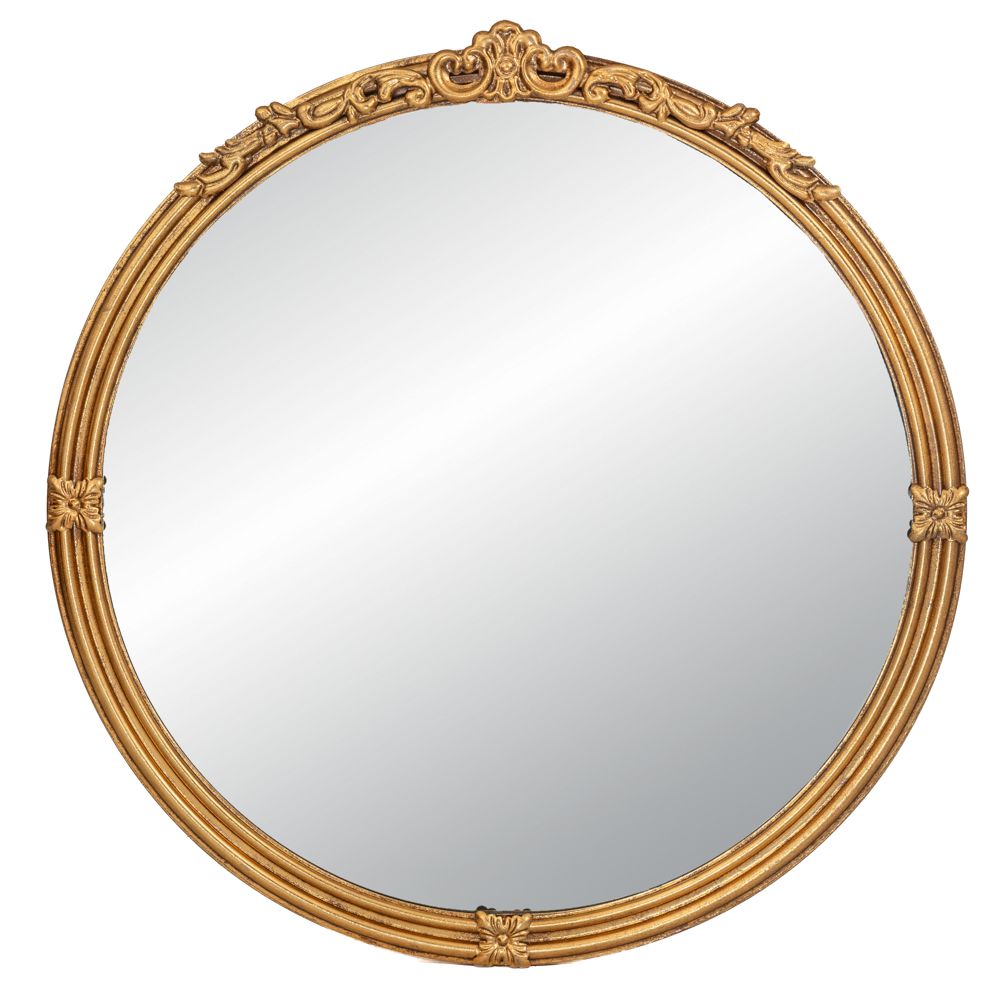 ΧΡΥΣΟΣ ΚΑΘΡΕΦΤΗΣ ΜΕΤΑΛΛΙΚΟΣ ΣΤΡΟΓΓΥΛΟΣ ΤΟΙΧΟΥ Φ90ΕΚ