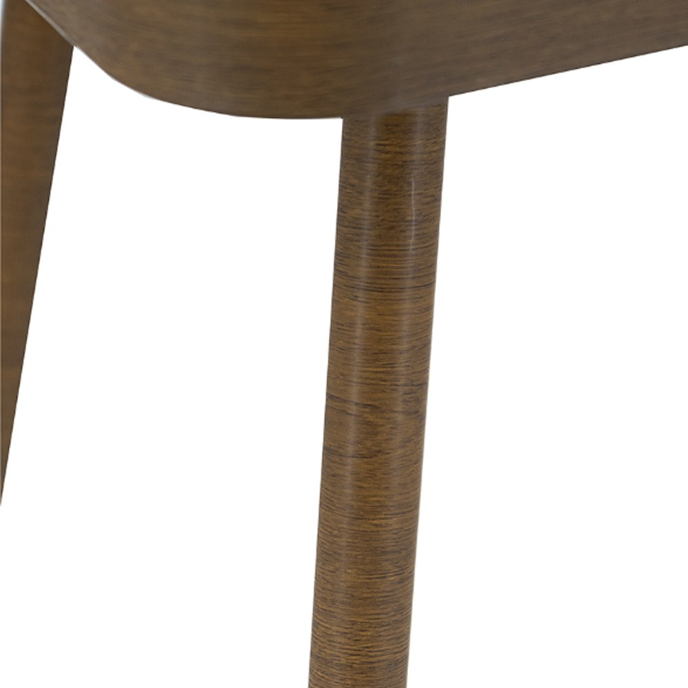 Artekko Zenn Καφέ Μεταλλικό Βοηθητικό Τραπέζι με Γυάλινη Επιφάνεια σε Εφέ Μαρμάρου (44x44x46)cm