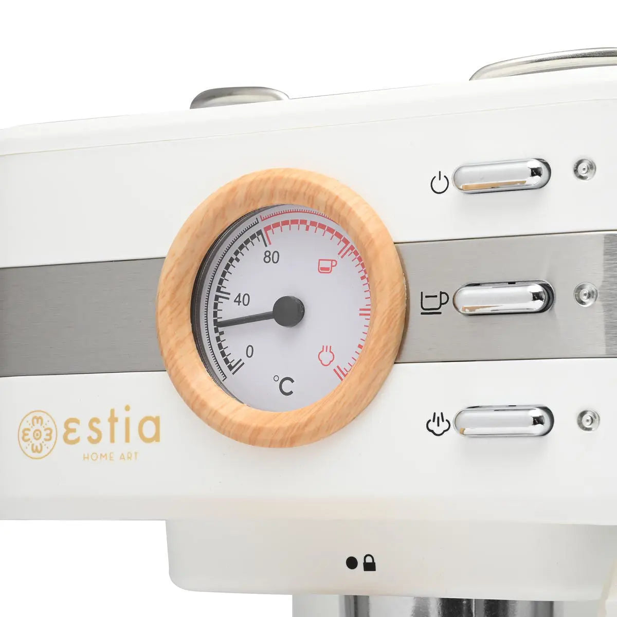 ΜΗΧΑΝΗ ESPRESSO ESTIA OAK 950w 15 bar 1.2lt ΛΕΥΚΗ