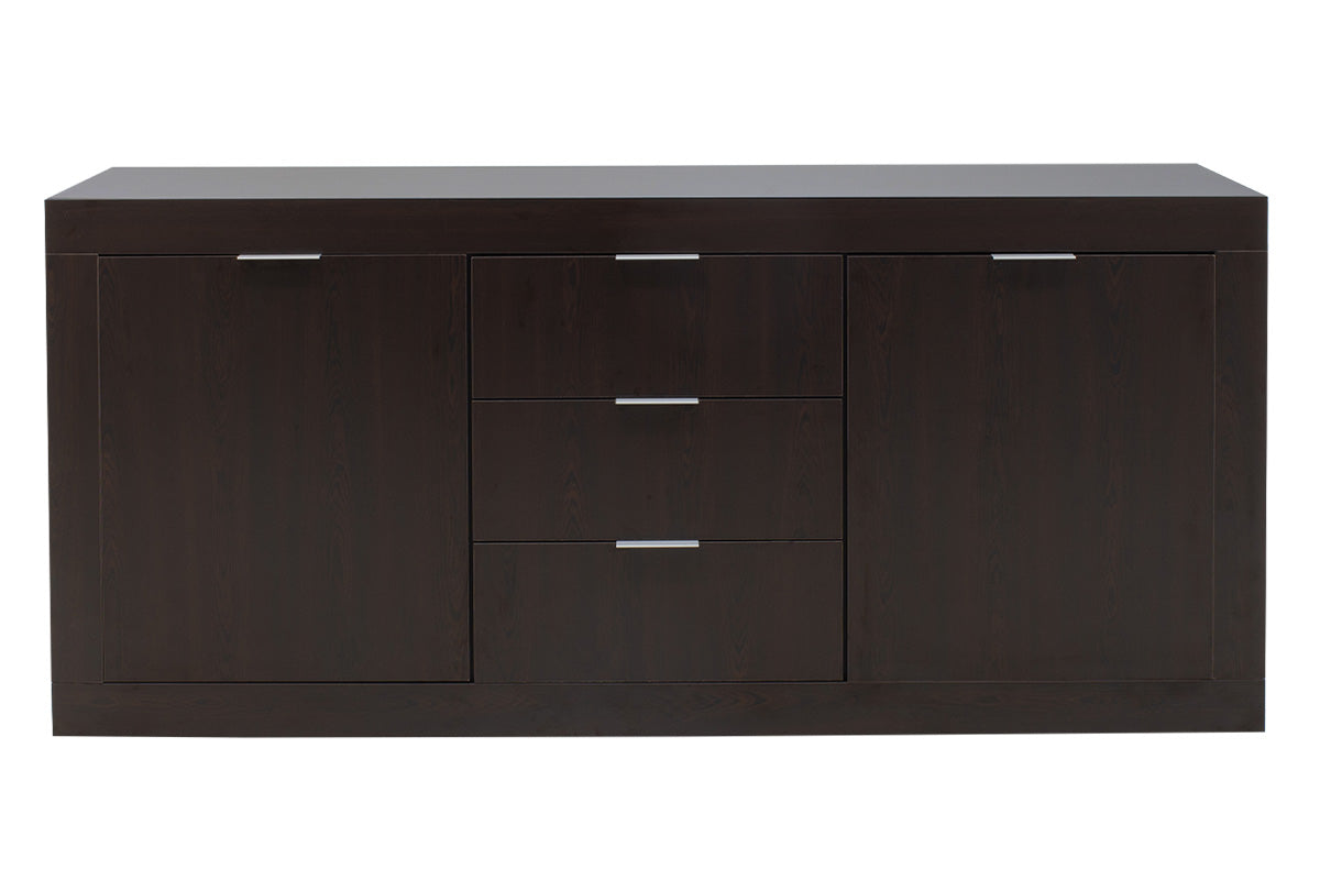 Μπουφές - κονσόλα Doha pakoworld χρώμα wenge 180x45x80,5εκ pakoworld