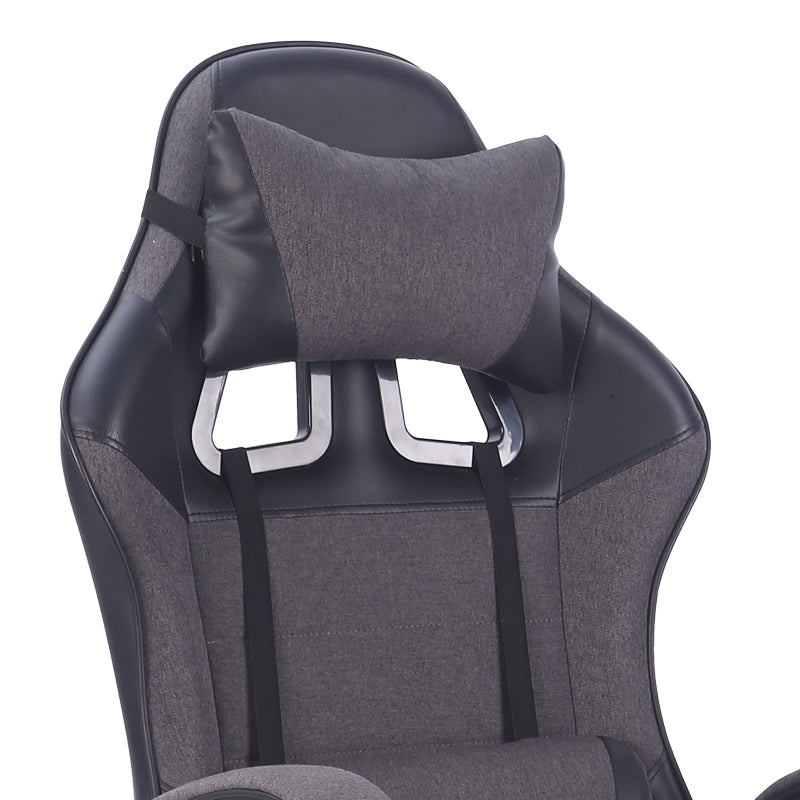 Καρέκλα γραφείου Winner gaming pakoworld PVC-ύφασμα μαύρο pakoworld