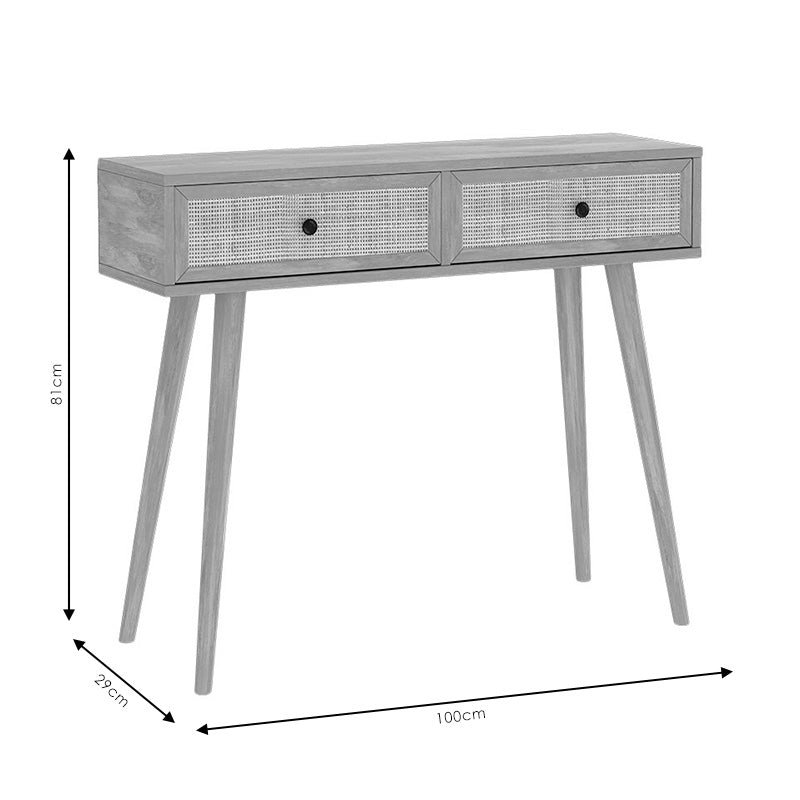 Κονσόλα Oslo pakoworld sonoma 100x29x81εκ pakoworld