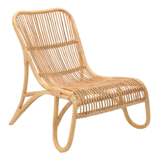 Σεζλονγκ Restiny Inart φυσικό rattan 65x85x84εκ INART