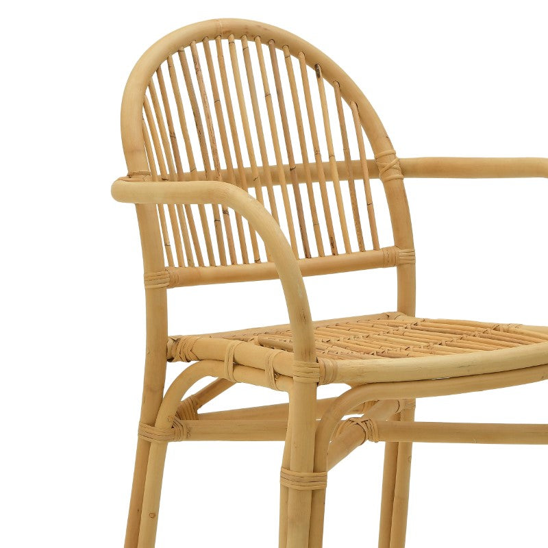 Πολυθρόνα Drein Inart φυσικό rattan 56x56x84εκ INART