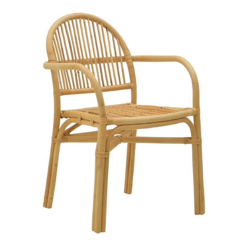 Πολυθρόνα Drein Inart φυσικό rattan 56x56x84εκ INART