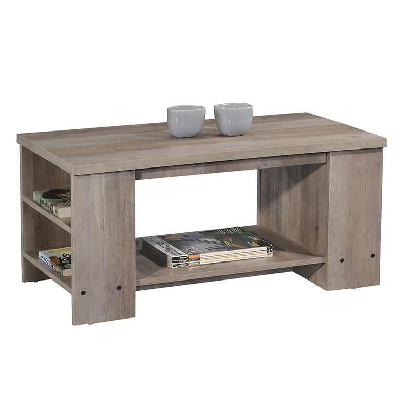 Τραπέζι σαλονιού Tara pakoworld rustic oak 90x46x43εκ pakoworld