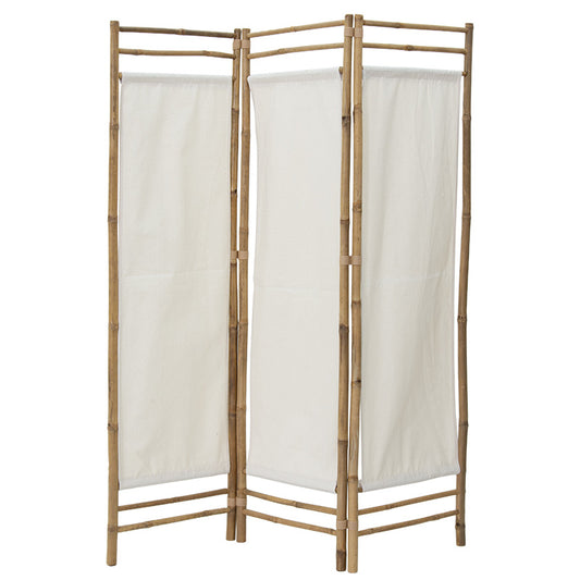 Παραβάν Barra pakoworld bamboo φυσικό-εκρού 135x3x160εκ pakoworld