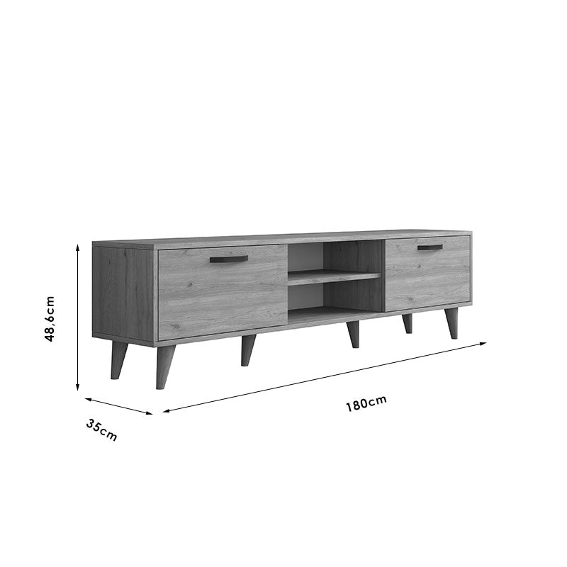 Έπιπλο τηλεόρασης Sabian pakoworld sonoma 180x35x48,5εκ pakoworld