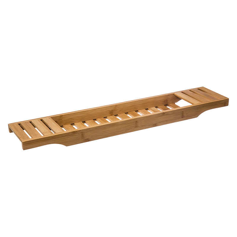 Πλατό μπανιέρας Seli pakoworld bamboo φυσικό 15x70x4,5εκ pakoworld