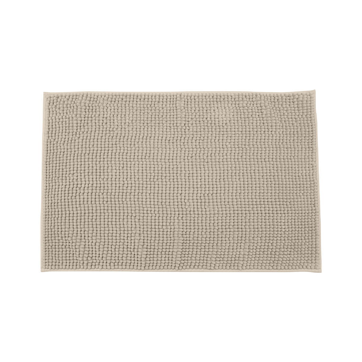 ΤΑΠΕΤΟ ΜΠΑΝΙΟΥ ESTIA BEADS 80x50cm ΠΟΛΥΕΣΤΕΡΑ TAUPE