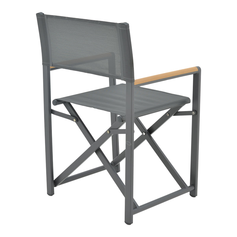 Τραπεζαρία Mabu-Kliton B σετ 7τεμ pakoworld αλουμινίου σε ανθρακί απόχρωση 150x80x74εκ pakoworld