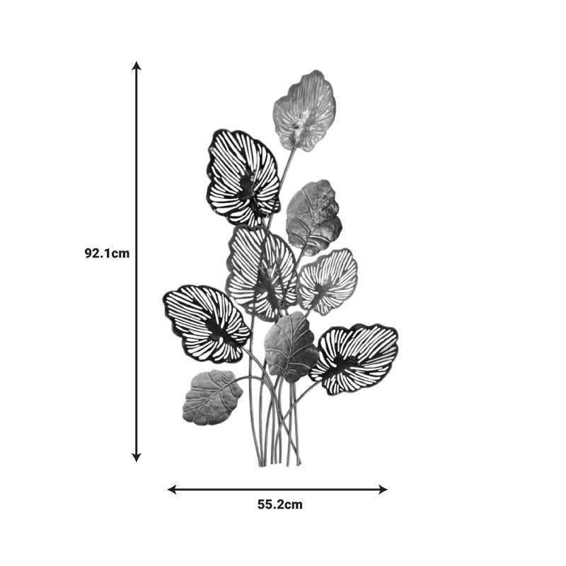 Διακοσμητικό τοίχου Irida Inart μέταλλο πολύχρωμο 55.2x2.5x92.1εκ INART
