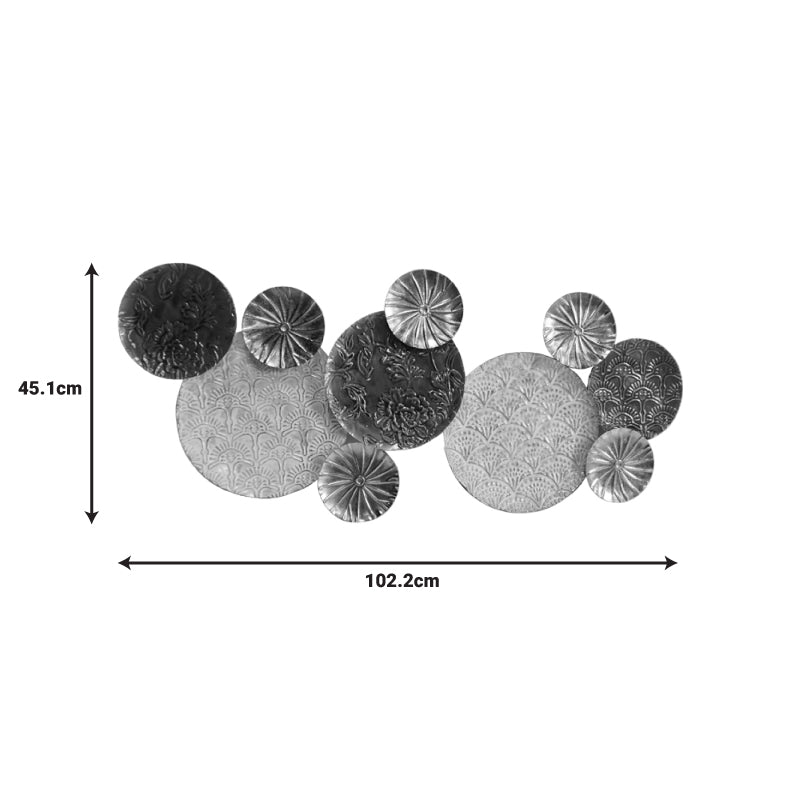Διακοσμητικό τοίχου Apto Inart μέταλλο πολύχρωμο 102.2x3.2x45.1εκ INART