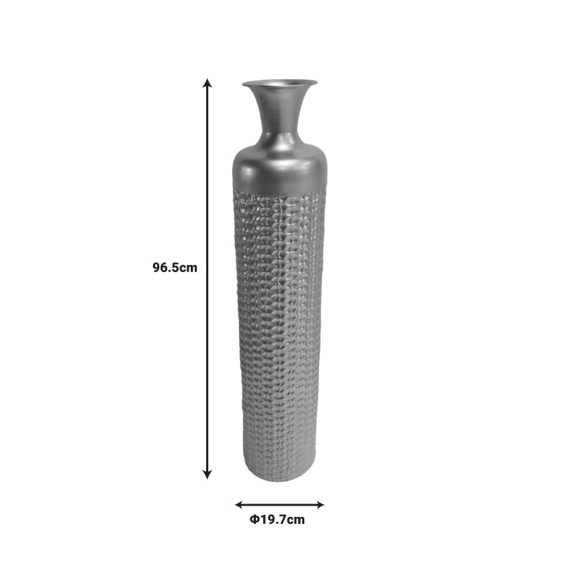 Διακοσμητικό βάζο δαπέδου Perikl Inart μέταλλο σε χρυσή απόχρωση Φ19.7x96.5εκ INART