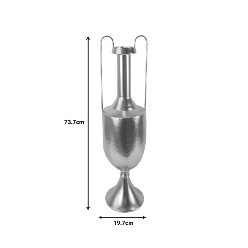 Διακοσμητικό βάζο δαπέδου Dion Inart μέταλλο σε χρυσή απόχρωση 19.7x19.1x73.7εκ INART