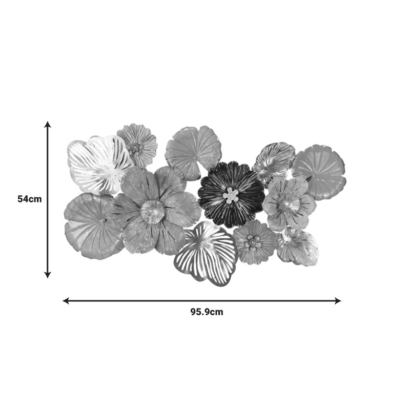 Διακοσμητικό τοίχου Printemps Inart μέταλλο πολύχρωμο 95.9x3.8x54εκ INART