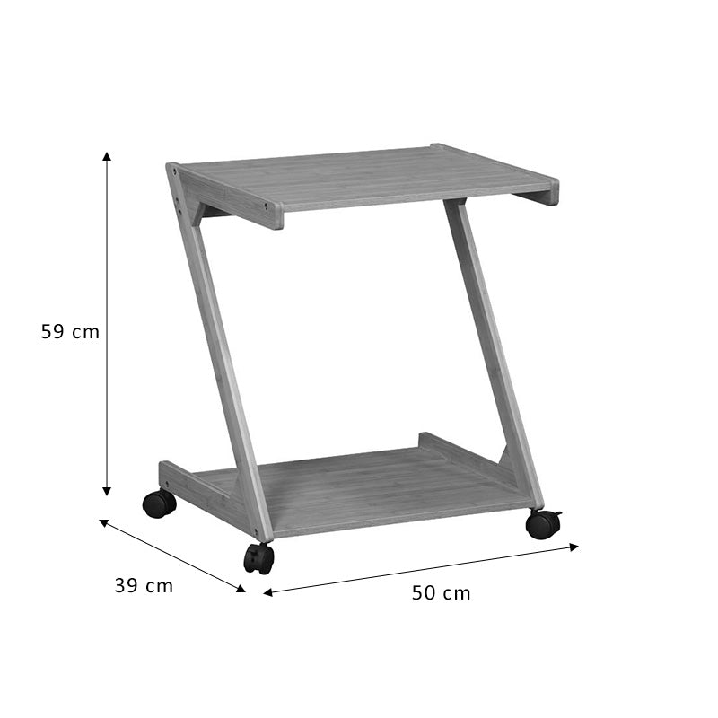 Βοηθητικό τραπέζι Fit pakoworld MDF φυσικό 50x39x59εκ pakoworld