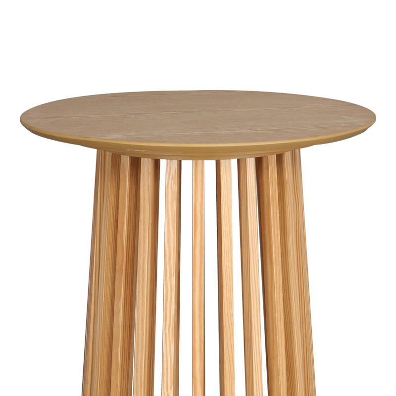 Τραπέζι μπαρ Domonic pakoworld mdf φυσικό Φ60x105εκ pakoworld