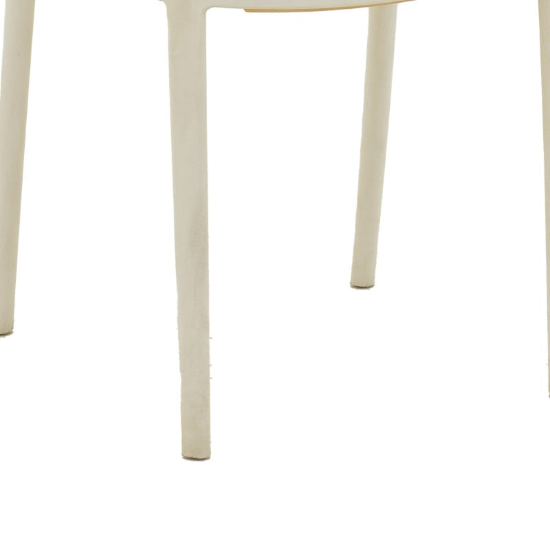 Πολυθρόνα Westley pakoworld pp φυσικό-λευκό 58x47x81εκ pakoworld