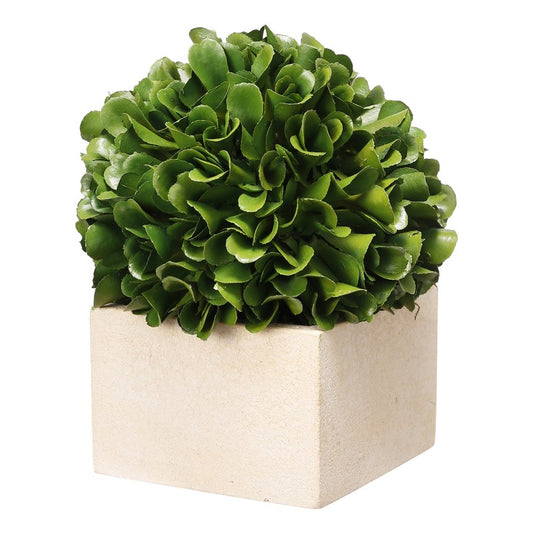 Artekko Boxwood Τεχνητός Πύξος σε Γλαστράκι Πλαστικό Πράσινο (11.4x11.4x14)cm ARTEKKO