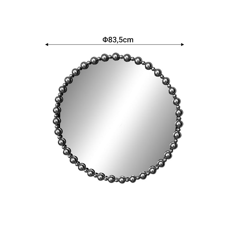 Καθρέπτης Poppens Inart χρυσό μέταλλο 83.5x4.5x83.5εκ INART