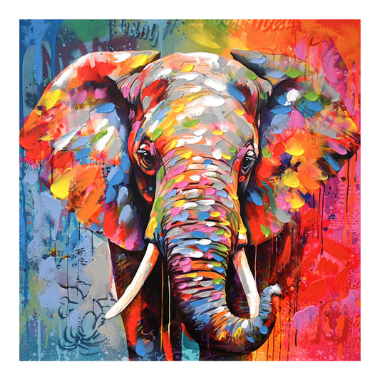 Πίνακας σε καμβά Elephant Inart 80x3x80εκ INART