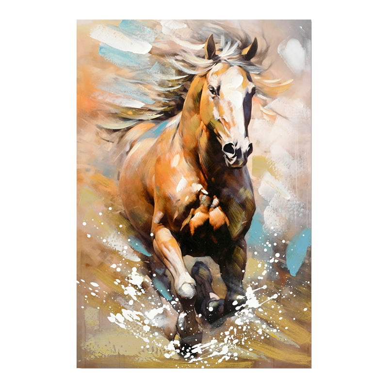 Πίνακας σε καμβά Horse Inart 60x3x90εκ INART