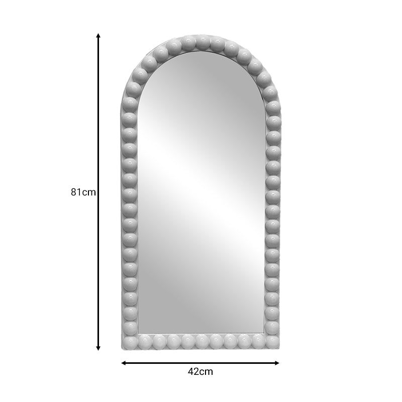 Καθρέπτης Pavloval Inart ασημί pp 42x81x3.5εκ INART