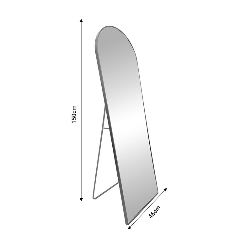 Καθρέπτης Lorens Inart χρυσό αλουμίνιο 46x2.5x150εκ INART