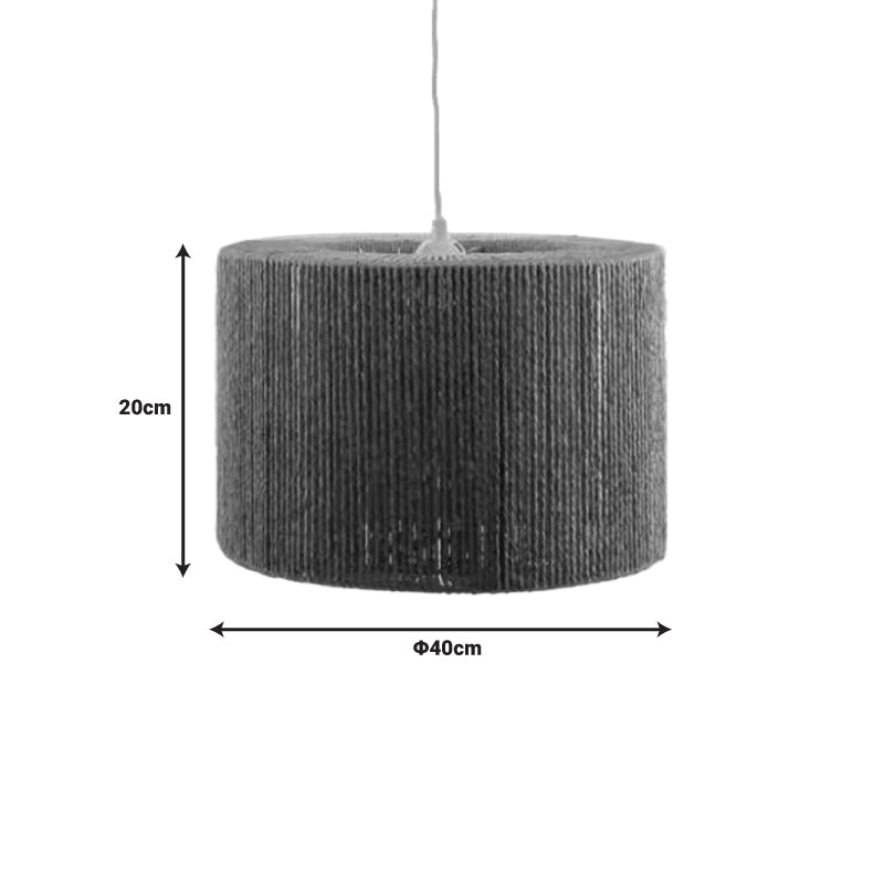 Φωτιστικό οροφής Volton PW rope σε φυσική απόχρωση Φ40x20εκ