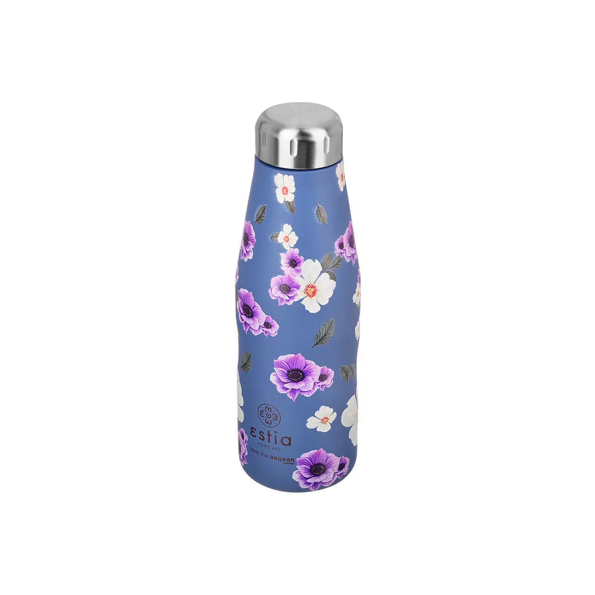 ΘΕΡΜΟΣ ESTIA TRAVEL FLASK SAVE THE AEGEAN 500ml GARDEN BLUE