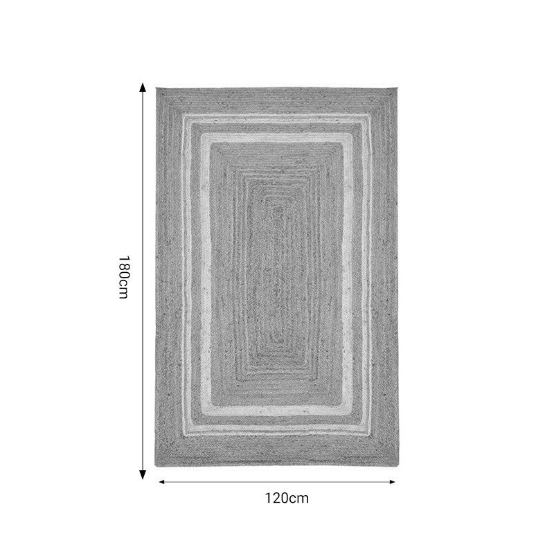 Χαλί Mazir Inart μπεζ-εκρού γιούτα 120x180x1εκ INART