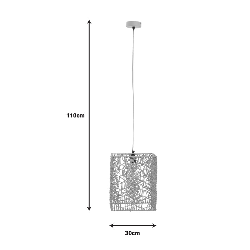 Φωτιστικό οροφής Dorotan Inart E27 φυσικό 30x27x110εκ INART