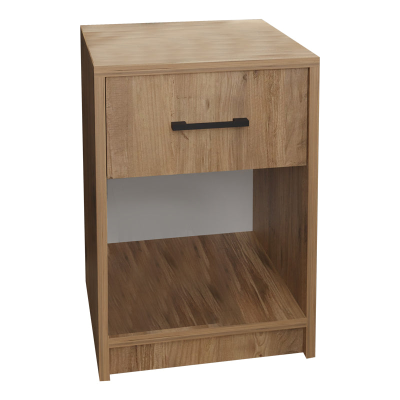 Κομοδίνο Ponil pakoworld oak μελαμίνης 41x41x54.5εκ pakoworld