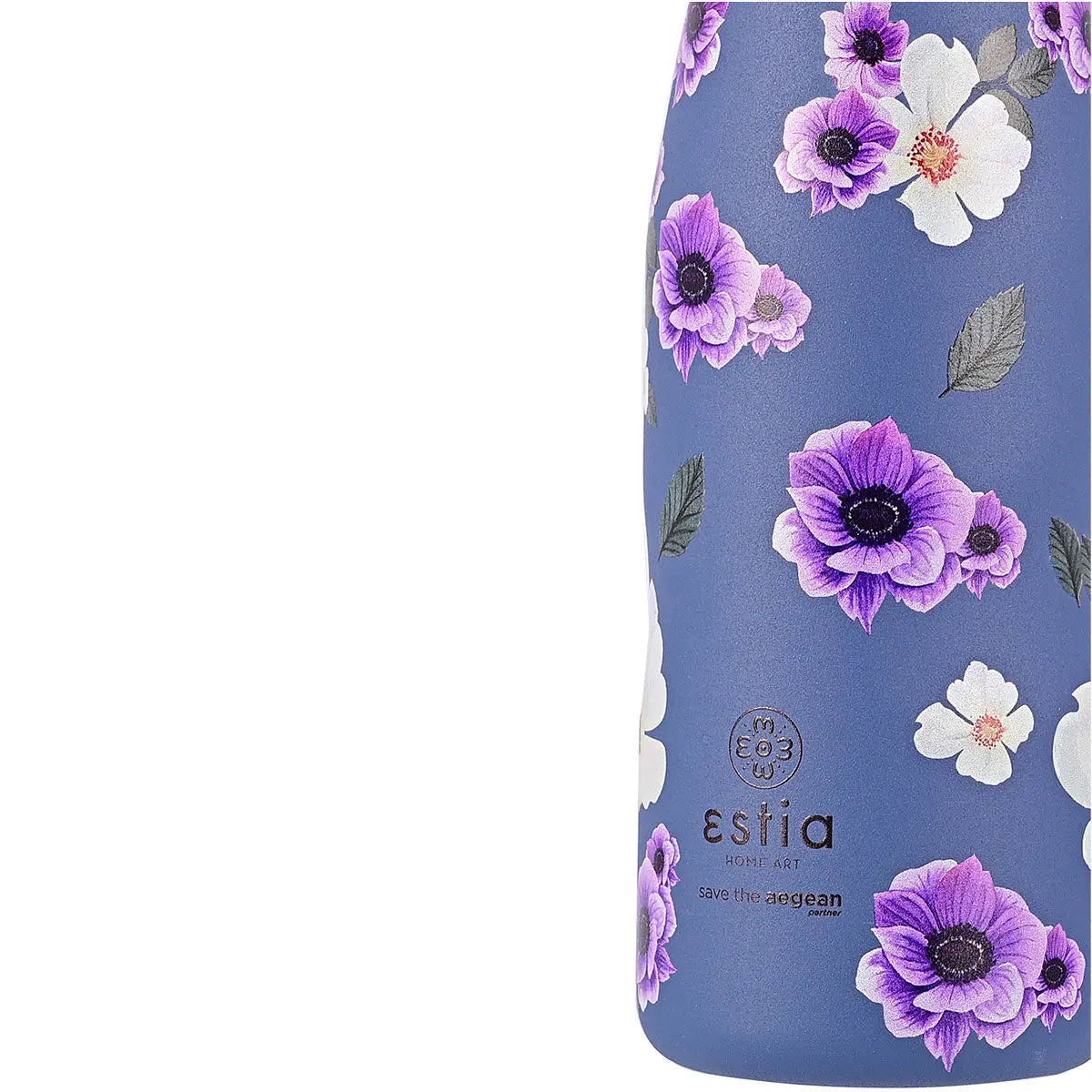 ΘΕΡΜΟΣ ESTIA TRAVEL FLASK SAVE THE AEGEAN 500ml GARDEN BLUE