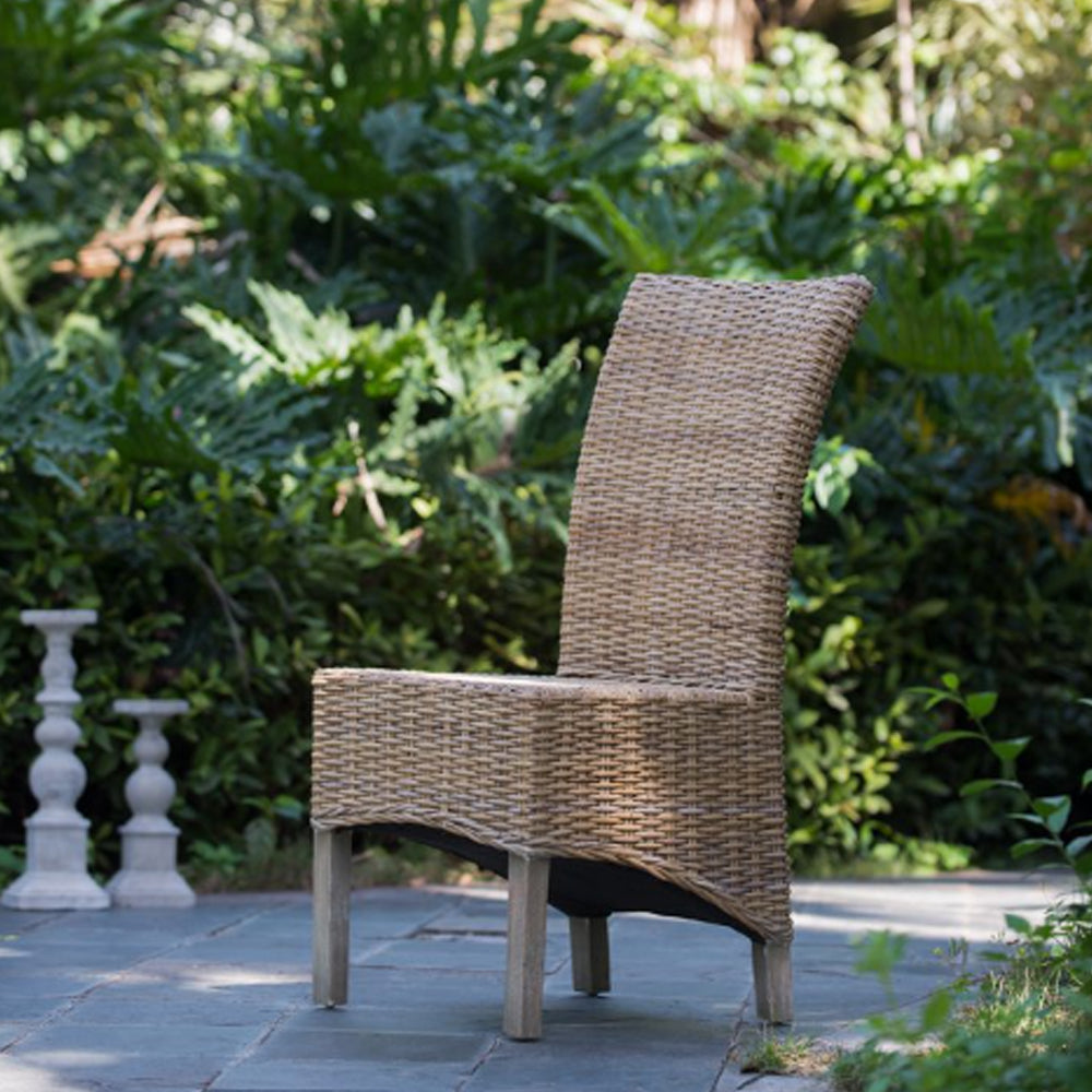 Artekko Rattan Καρέκλα Ξύλο Ρατάν σε Φυσική Απόχρωση (48x62x103)cm ARTEKKO