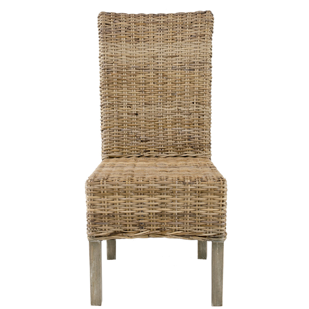 Artekko Rattan Καρέκλα Ξύλο Ρατάν σε Φυσική Απόχρωση (48x62x103)cm ARTEKKO