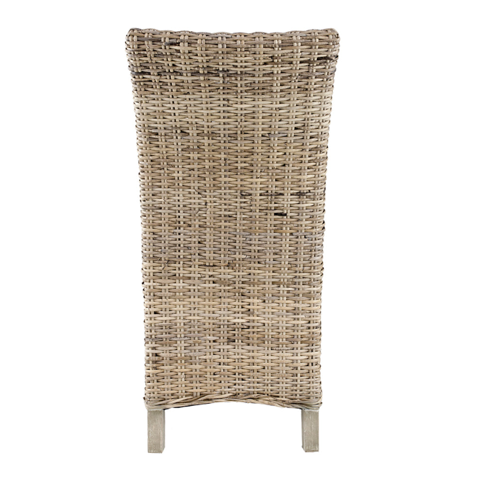 Artekko Rattan Καρέκλα Ξύλο Ρατάν σε Φυσική Απόχρωση (48x62x103)cm ARTEKKO