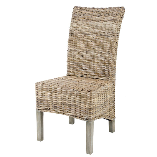 Artekko Rattan Καρέκλα Ξύλο Ρατάν σε Φυσική Απόχρωση (48x62x103)cm ARTEKKO