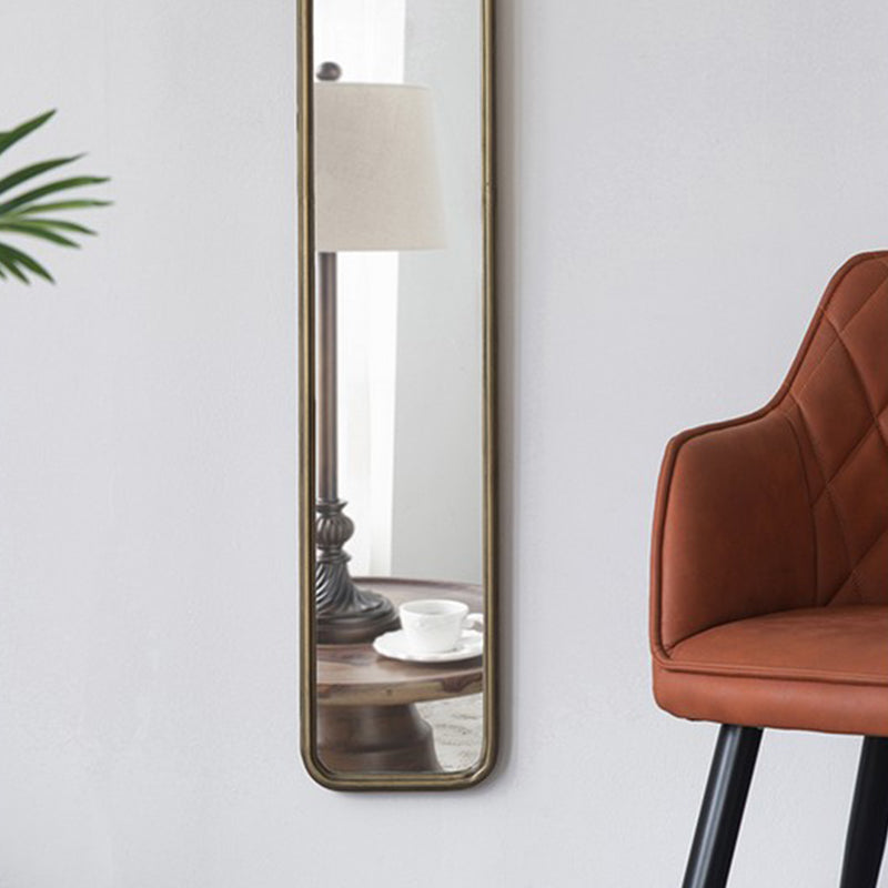 Καθρέπτης επιτοίχιος 120x21 χρυσός ARTEKKO