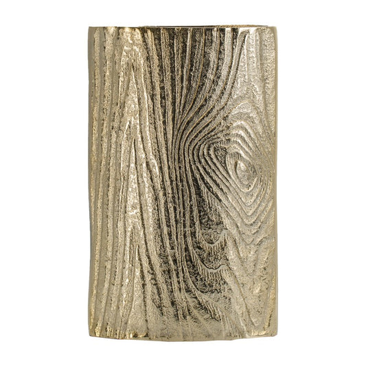 Artekko Zebra Διακοσμητικό Βάζο Μέταλλο Χρυσό (15.5x6.5x25)cm ARTEKKO