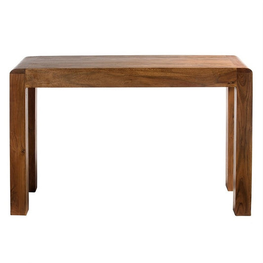 Artekko Console Κονσόλα Ξύλινη Μελί Απόχρωση (120x40x76)cm ARTEKKO