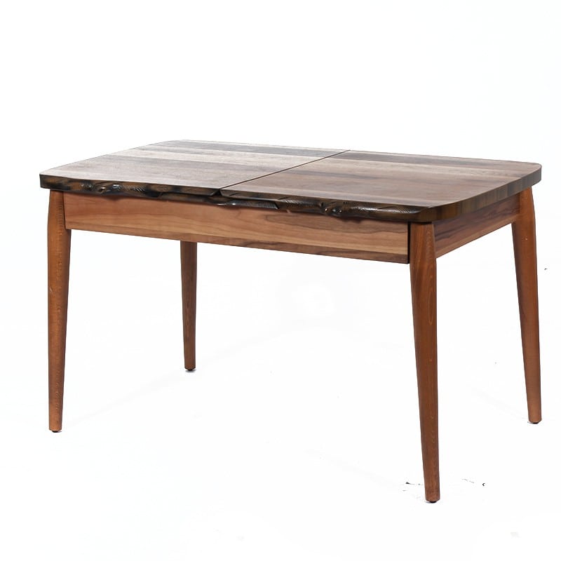 Artekko Irodsups Τραπέζι Επεκτεινόμενο Χρώμα Walnut (130x80x75)cm ARTEKKO