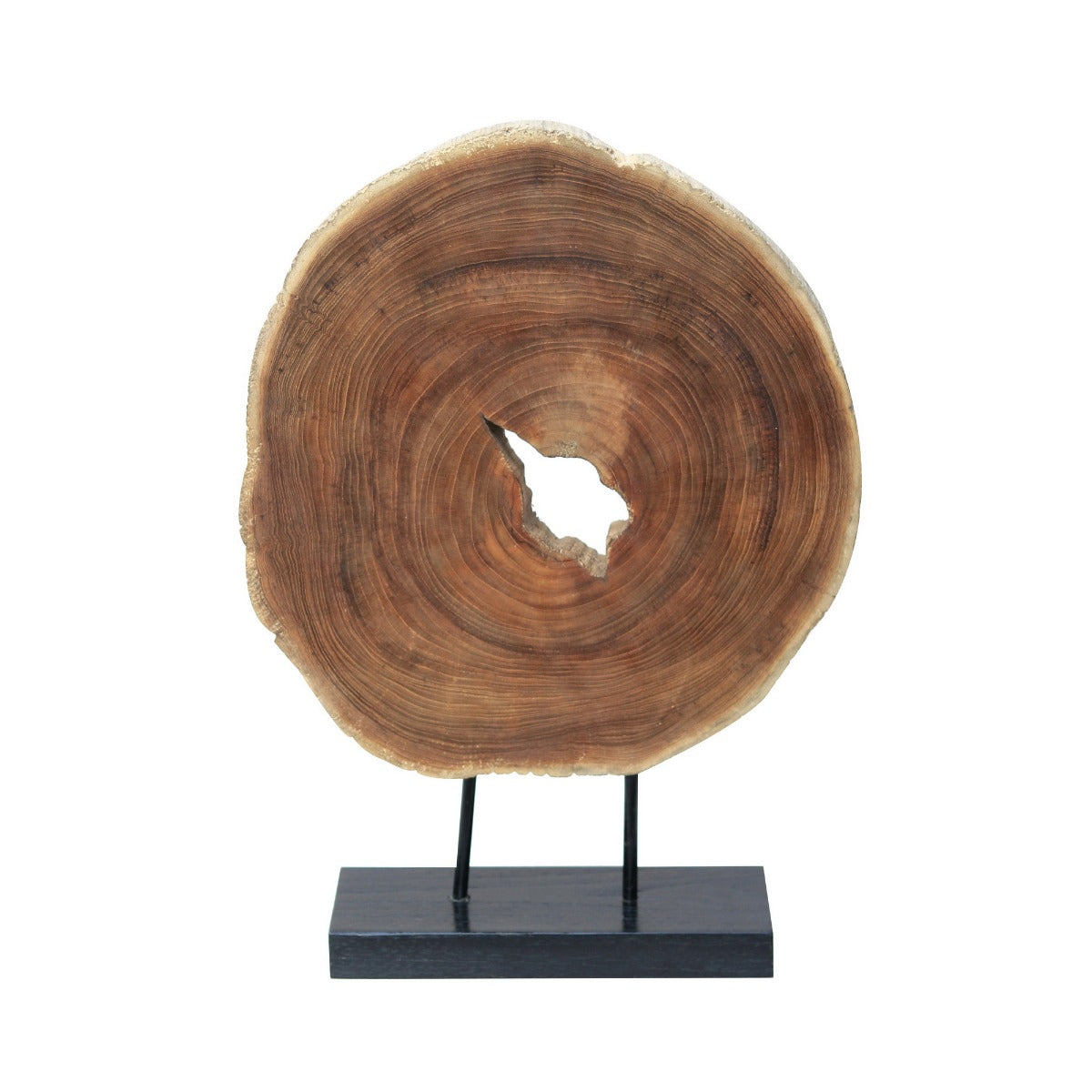 Artekko Διακοσμητικό Γλυπτό Teak (35x10x50)cm ARTEKKO