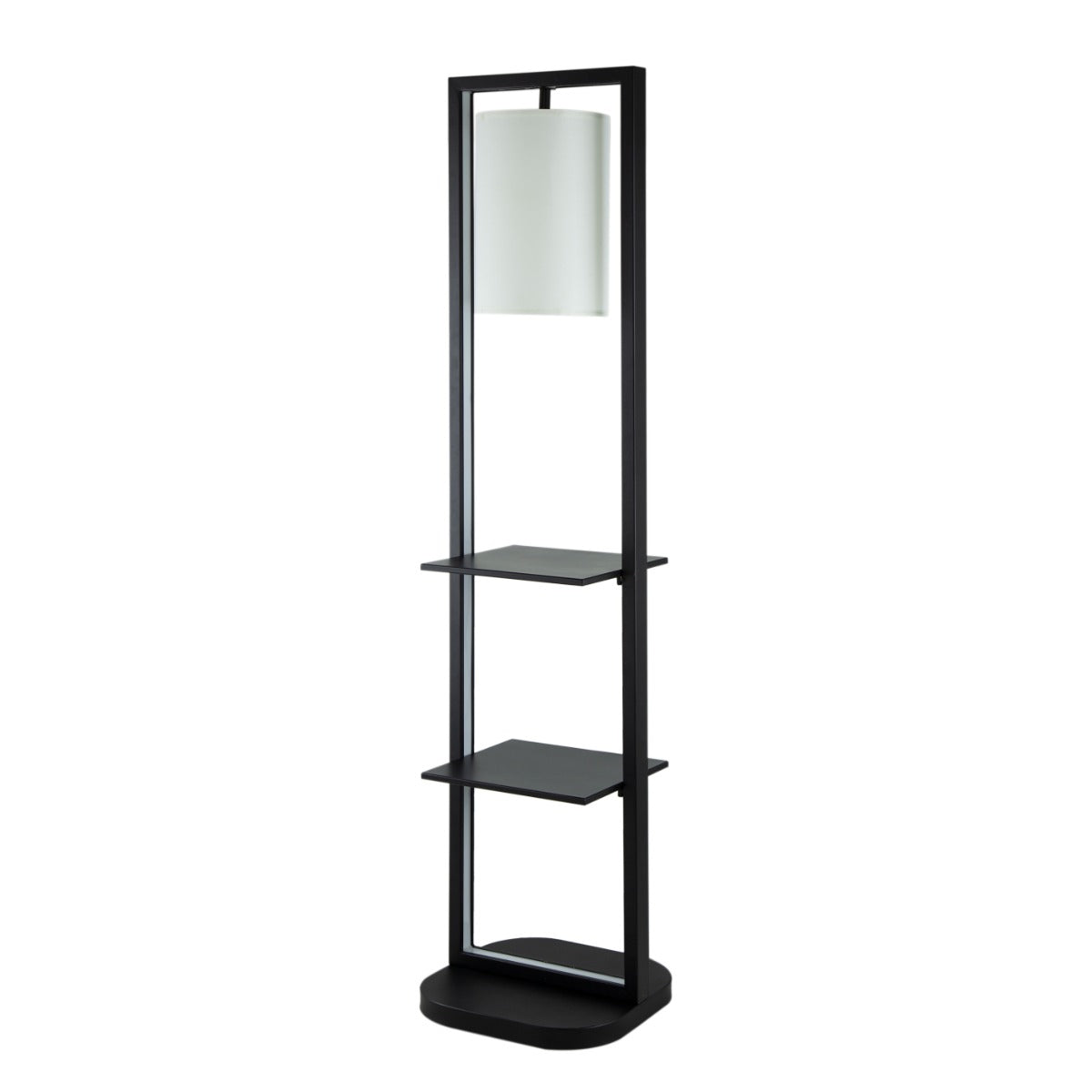 Artekko Shelf Φωτιστικό Επιδαπέδιο Ραφιέρα Μέταλλο Μαύρο (42.5x43.5x188.5)cm ARTEKKO