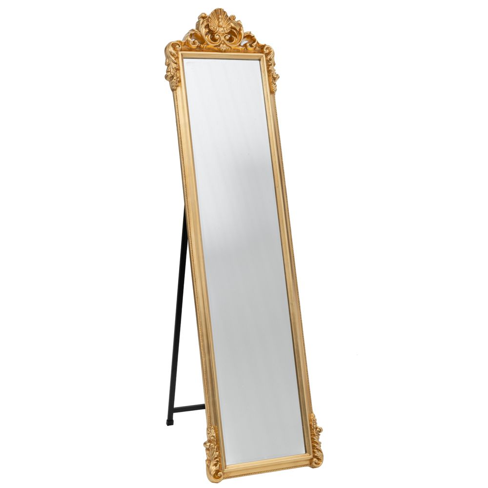 ΧΡΥΣΟΣ ΚΑΘΡΕΦΤΗΣ VINTAGE PU ΕΠΙΔΑΠΕΔΙΟΣ ΜΕ ΑΝΑΓΛΥΦΑ ΣΧΕΔΙΑ 41Χ5Χ162ΕΚ