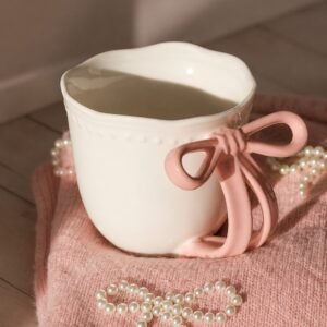 Κούπα Ribbon Grace Ροζ 350ml Isabelle Rose