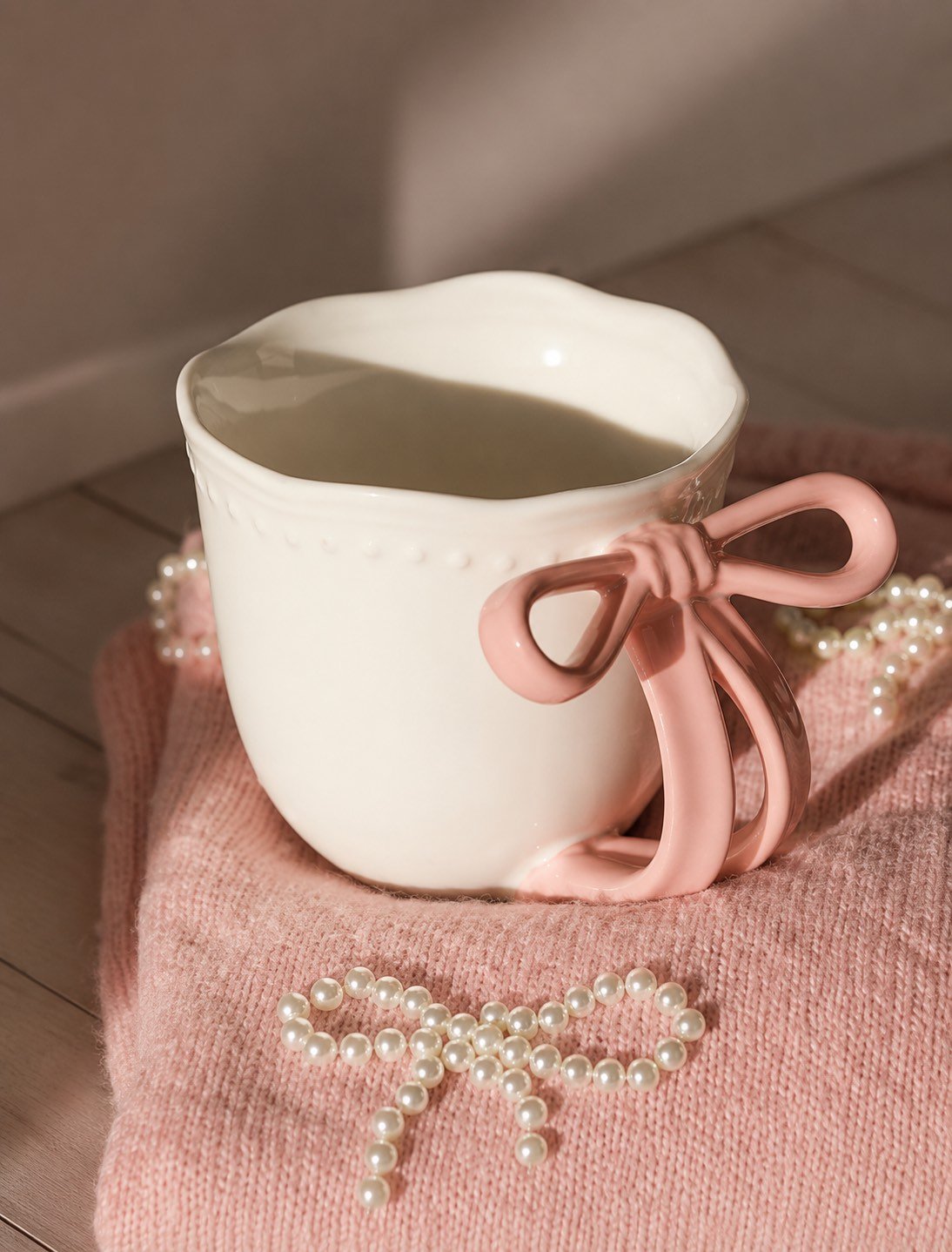 Κούπα Ribbon Grace Ροζ 350ml Isabelle Rose